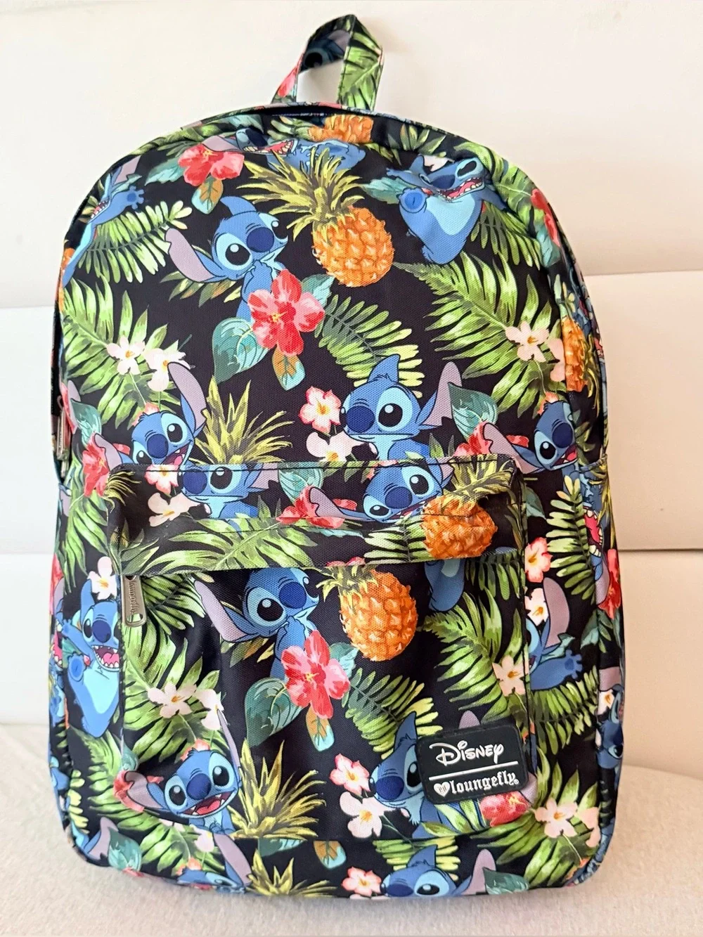 Disney loungefly stitch all over print school backpack